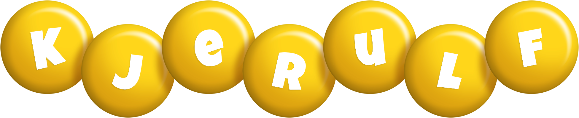 Kjerulf candy-yellow logo