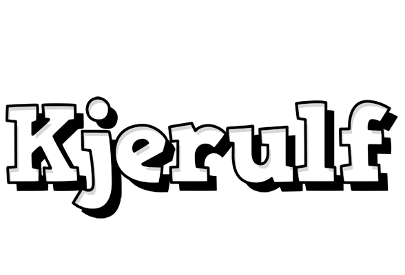 Kjerulf snowing logo