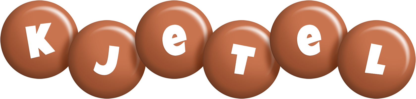 Kjetel candy-brown logo