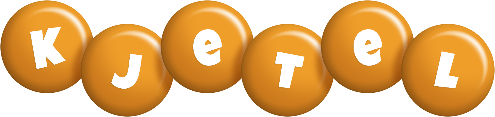 Kjetel candy-orange logo