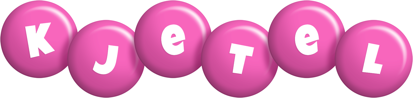 Kjetel candy-pink logo