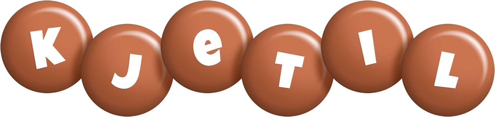 Kjetil candy-brown logo