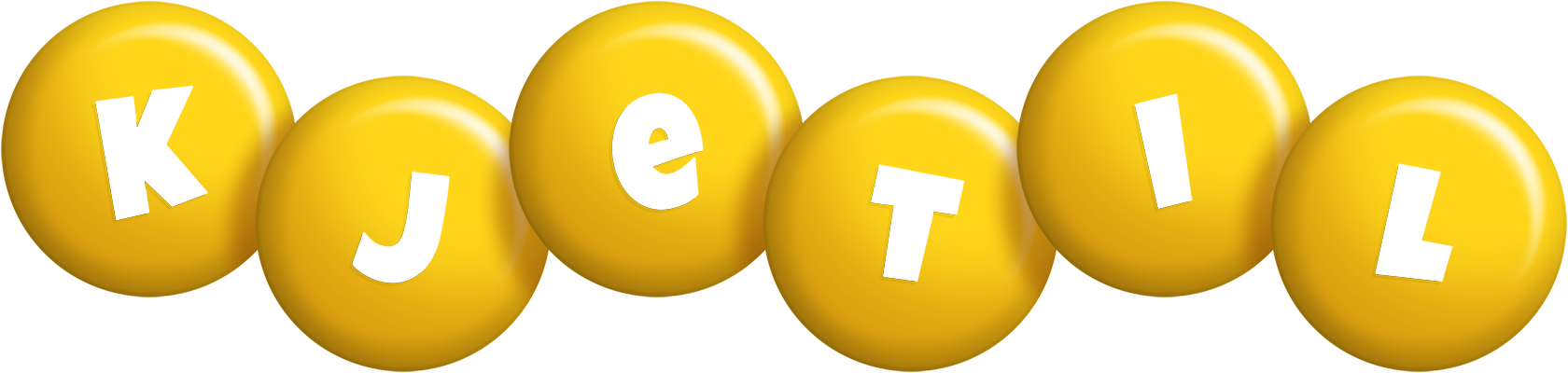 Kjetil candy-yellow logo
