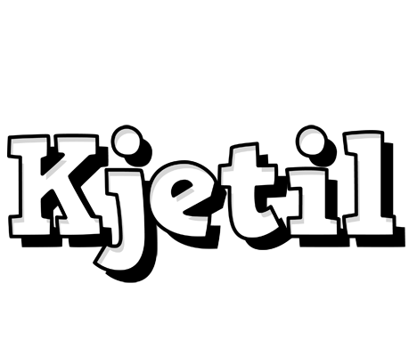 Kjetil snowing logo