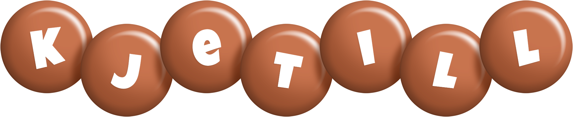 Kjetill candy-brown logo