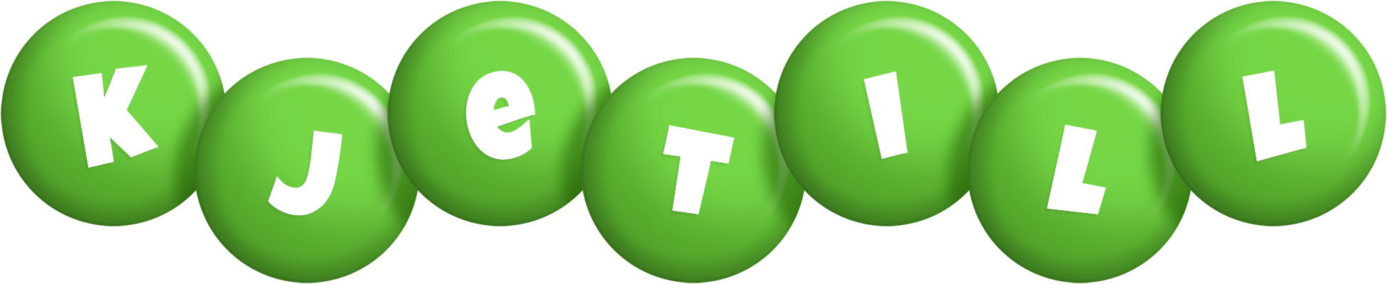 Kjetill candy-green logo