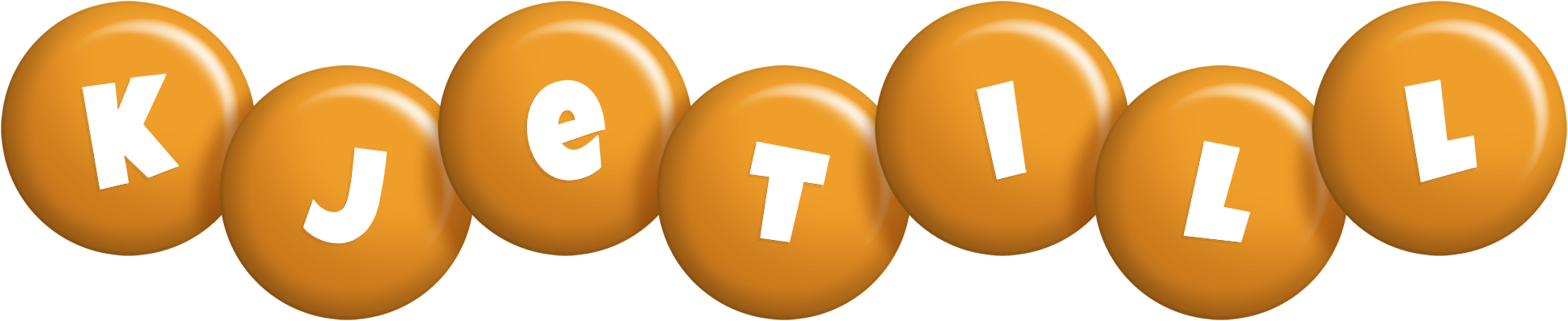Kjetill candy-orange logo