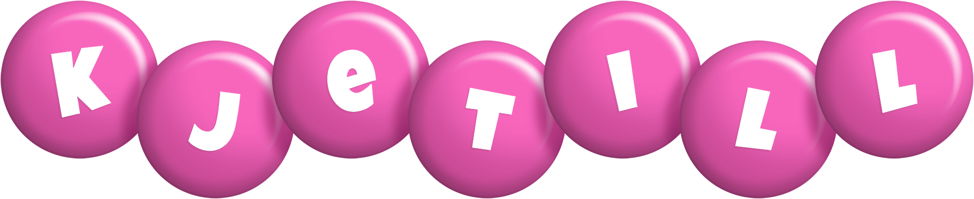 Kjetill candy-pink logo