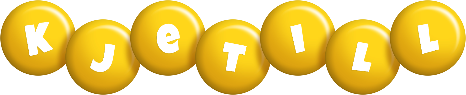 Kjetill candy-yellow logo