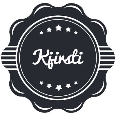 Kjirsti badge logo