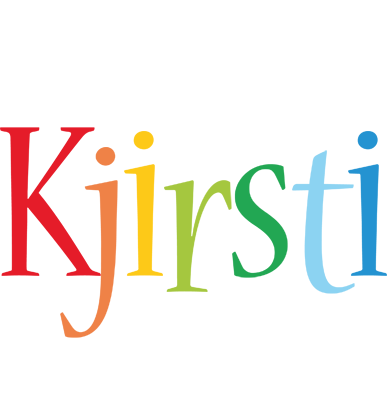 Kjirsti birthday logo
