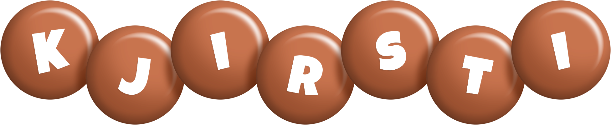 Kjirsti candy-brown logo