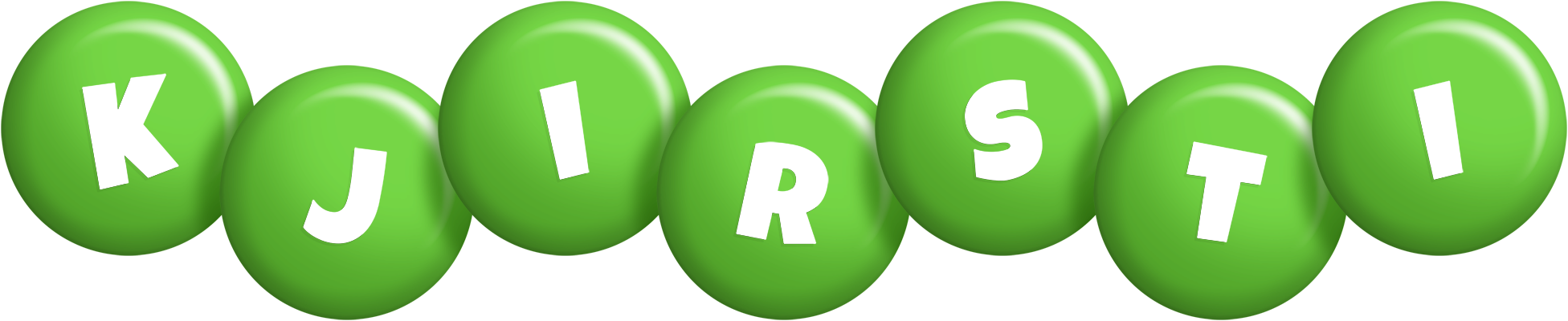 Kjirsti candy-green logo