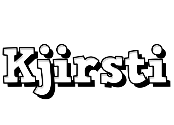 Kjirsti snowing logo