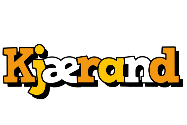Kjærand cartoon logo