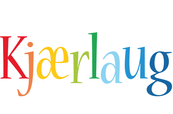 Kjærlaug birthday logo