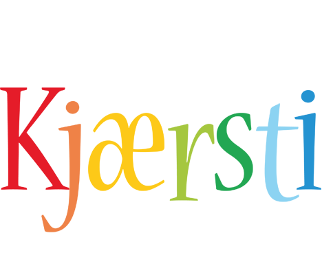Kjærsti birthday logo