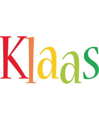 Klaas birthday logo