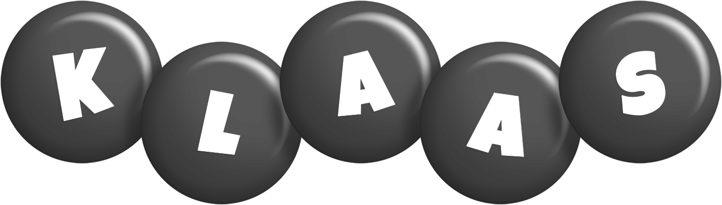 Klaas candy-black logo