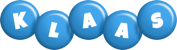 Klaas candy-blue logo