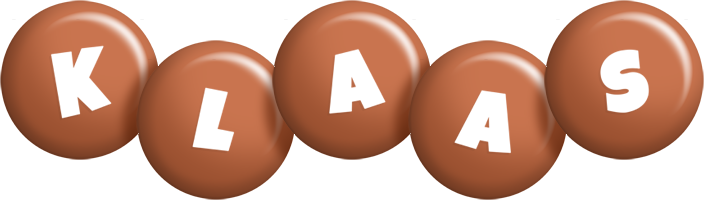 Klaas candy-brown logo
