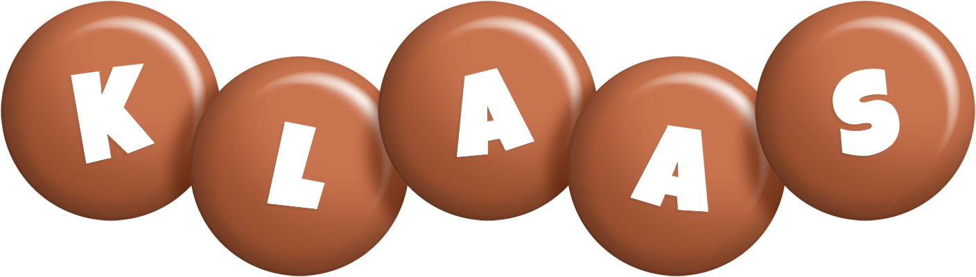 Klaas candy-brown logo