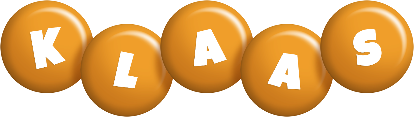 Klaas candy-orange logo