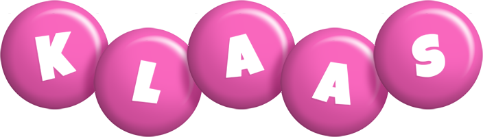 Klaas candy-pink logo