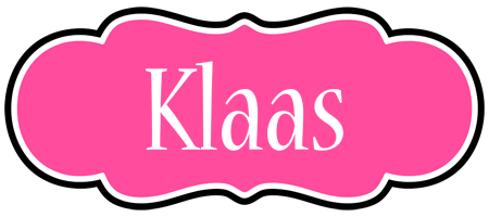 Klaas invitation logo