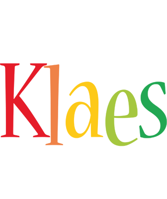 Klaes birthday logo