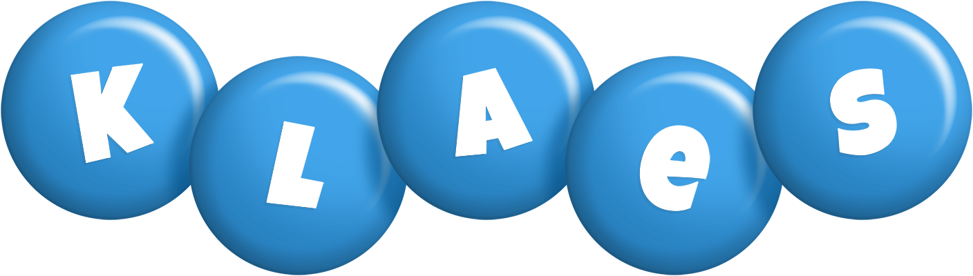 Klaes candy-blue logo