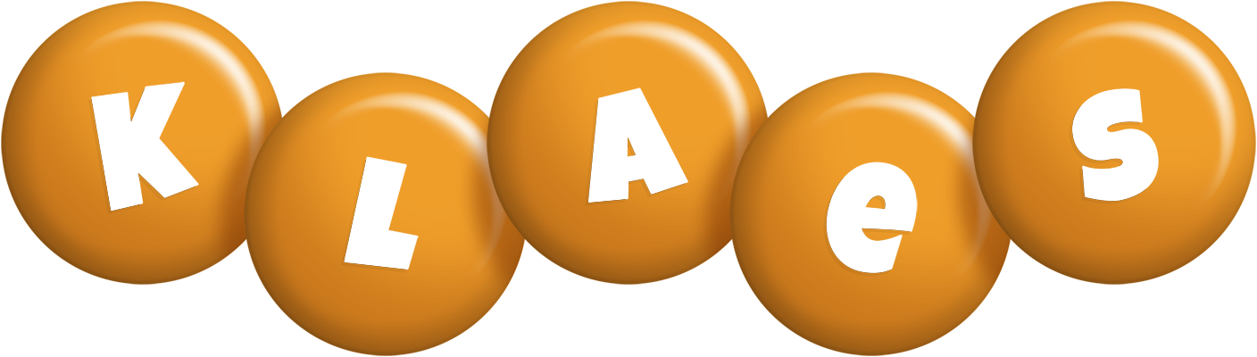 Klaes candy-orange logo