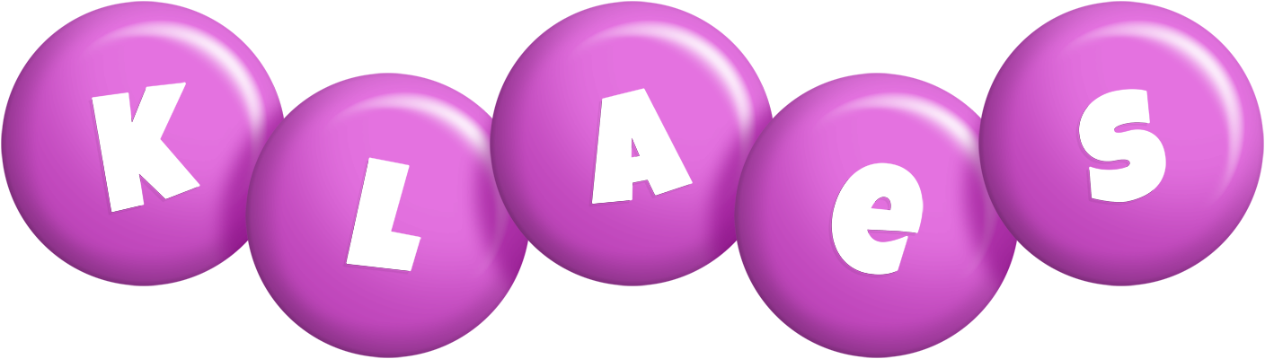 Klaes candy-purple logo