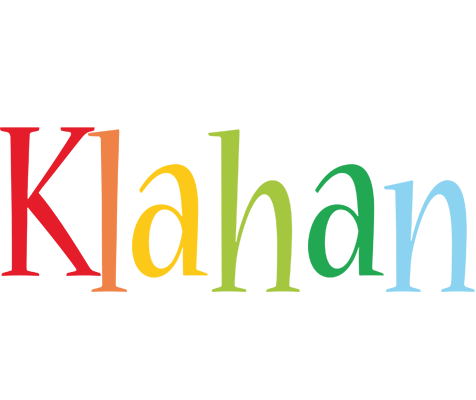 Klahan birthday logo