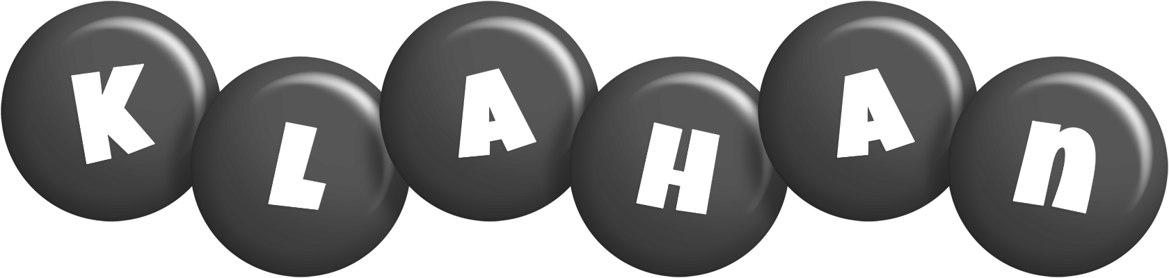 Klahan candy-black logo
