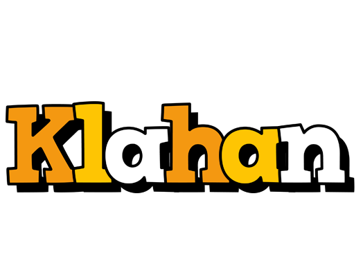 Klahan cartoon logo