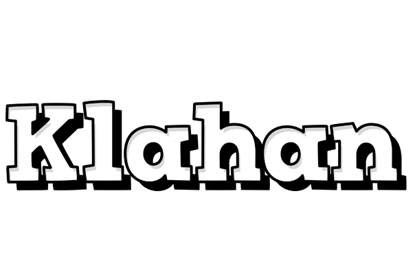 Klahan snowing logo