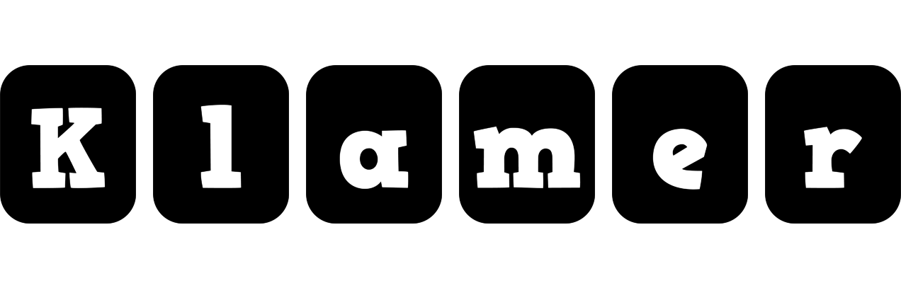 Klamer box logo