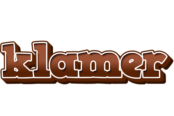 Klamer brownie logo