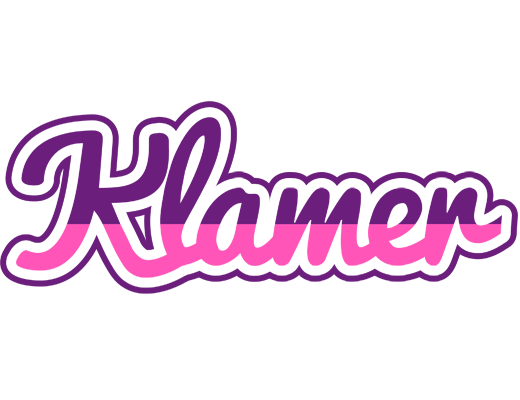Klamer cheerful logo
