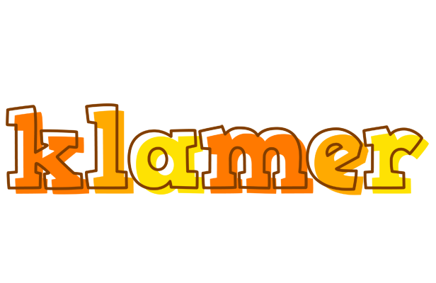Klamer desert logo