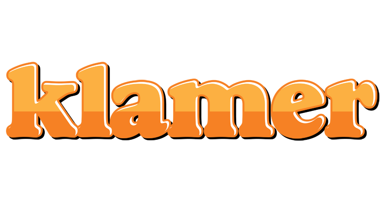 Klamer orange logo