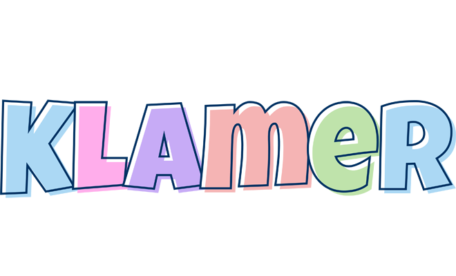 Klamer pastel logo