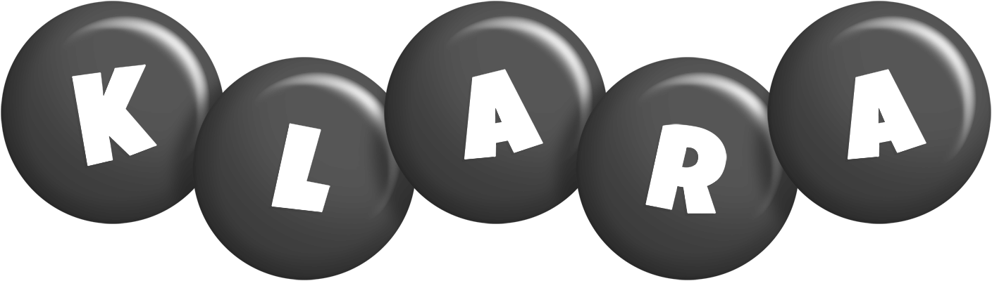 Klara candy-black logo
