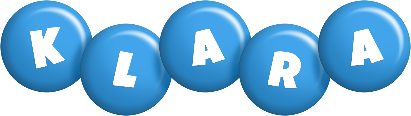 Klara candy-blue logo