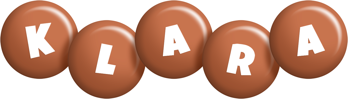 Klara candy-brown logo