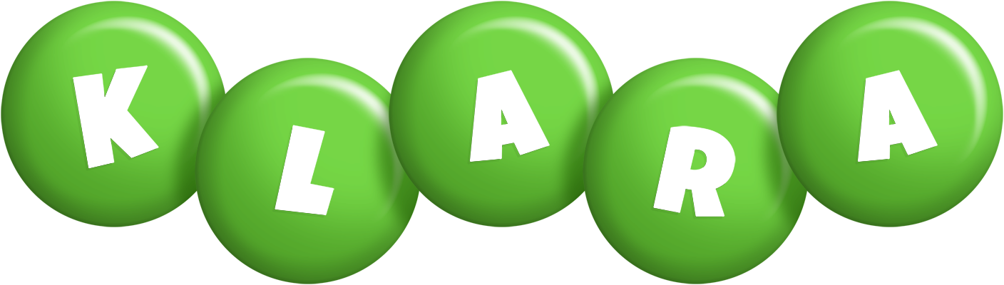 Klara candy-green logo