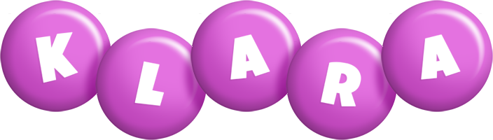 Klara candy-purple logo