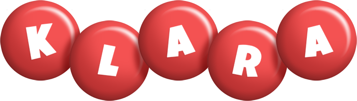 Klara candy-red logo