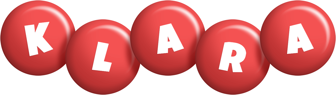 Klara candy-red logo